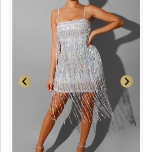 TouchDolls Feeling Something Fringe Dress. NWT